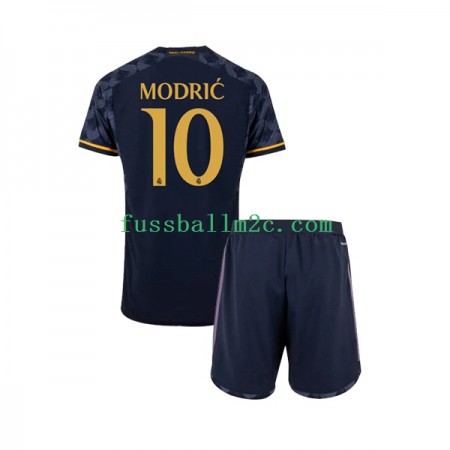 Fußballtrikots Real Madrid Luka Modrić 10 Kinder Auswärts Trikotsatz 2023-2024 Fußballtrikots Real Madrid Luka Modrić 10 Kinder Auswärts Trikotsatz 2023-2024
